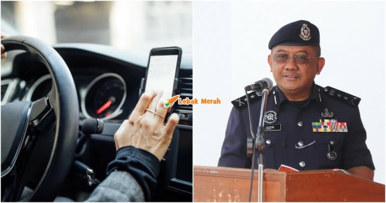 guna telefon semasa memandu