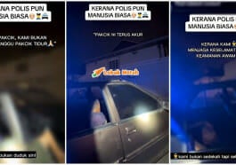 Pakcik Tidur Dalam Kereta Ditegur Polis Baik