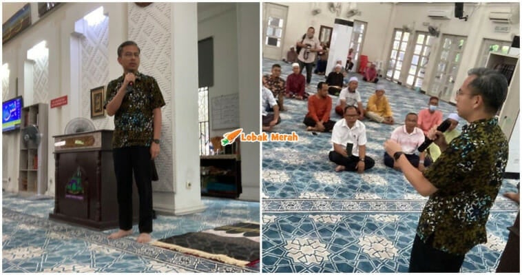 Fahmi Fadzil Berucap Dalam Masjid