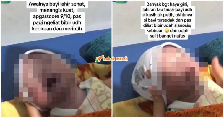 ft bayi membiru sebab nenek bagi air putih