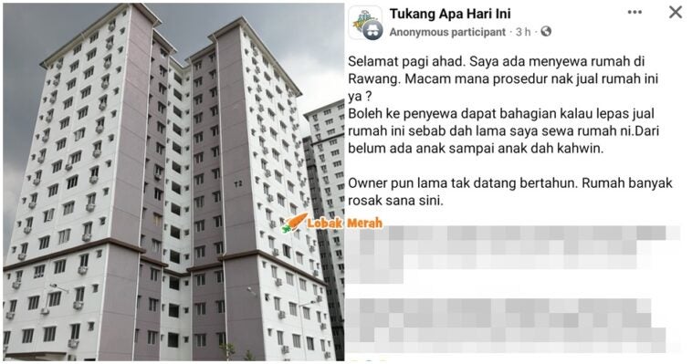 Rumah Sewa Nak Jual