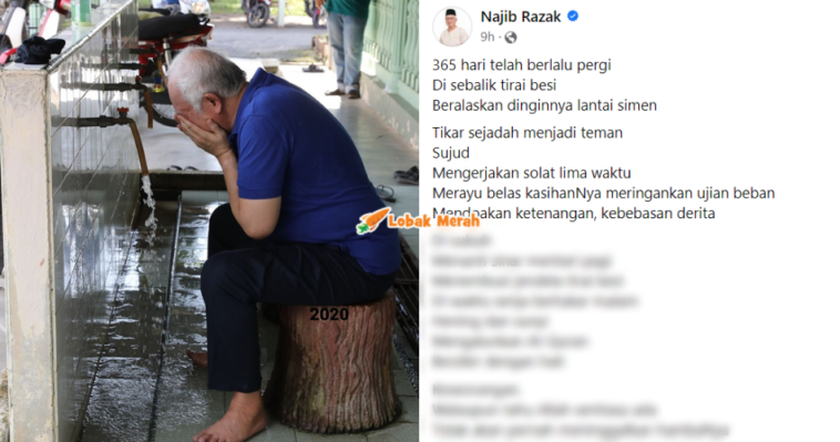 Setahun Najib Razak Penjara