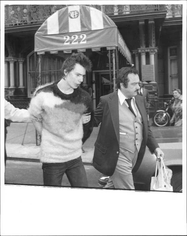 Sid Vicious Arrest