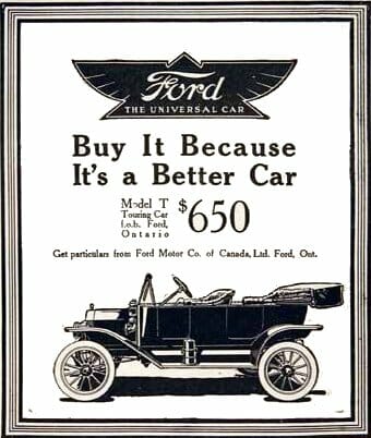 Ford Model T Ad