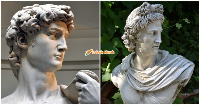 asal usul patung david apollo
