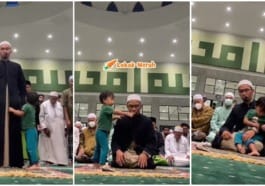 Bapa Imamkan Jemaah Anak Main