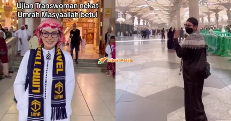 F1 Wanita Transgender Tunai Umrah Sebagai Lelaki