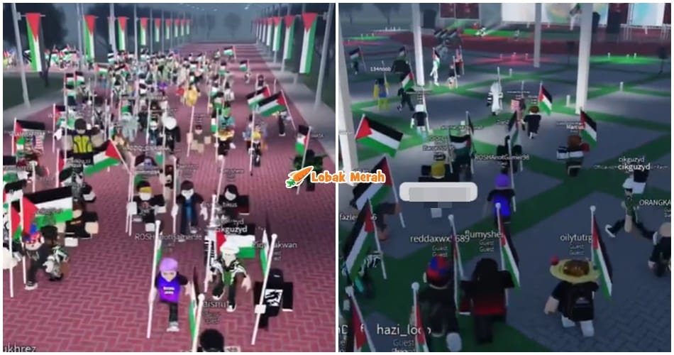 Tak Dapat Sertai Secara Nyata Remaja Bawah Umur Buat Solidariti Untuk Ft Main Roblox Sokong Palestin