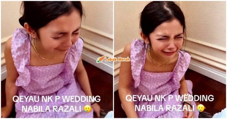 Aisyah Nangis Nak Pi Wedding Nabila