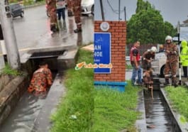 F1 Budak Hilang Disyaki Jatuh Longkang