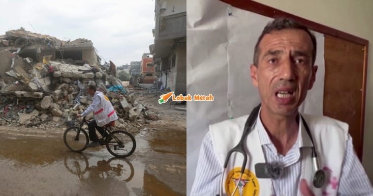 f2 doktor di gaza kayuh basikal untuk rawat pesakit