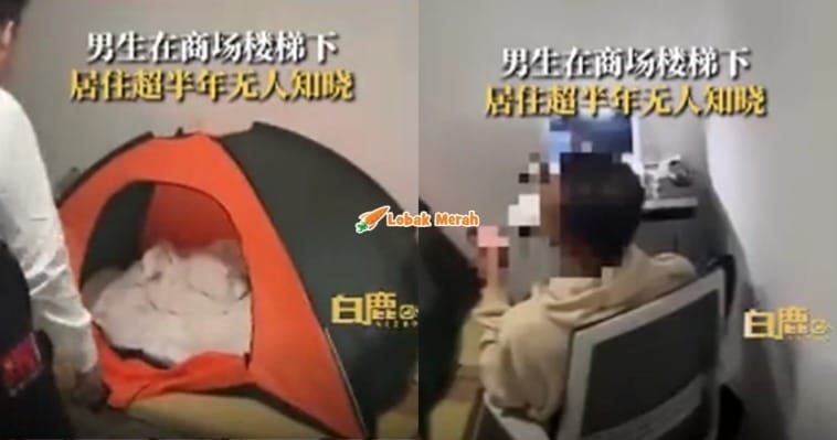 F2 Tinggal Di Bawah Tangga Pusat Beli Belah
