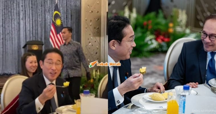 f4 pm jepun cuba makan durian