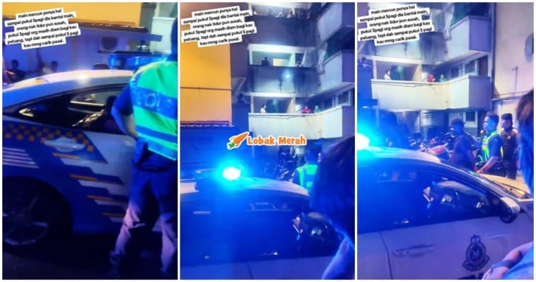 ft polis tangkap orang main mercun sampai pagi