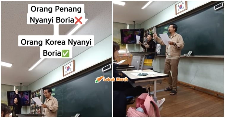 Korea Nyanyi Lagu Boria