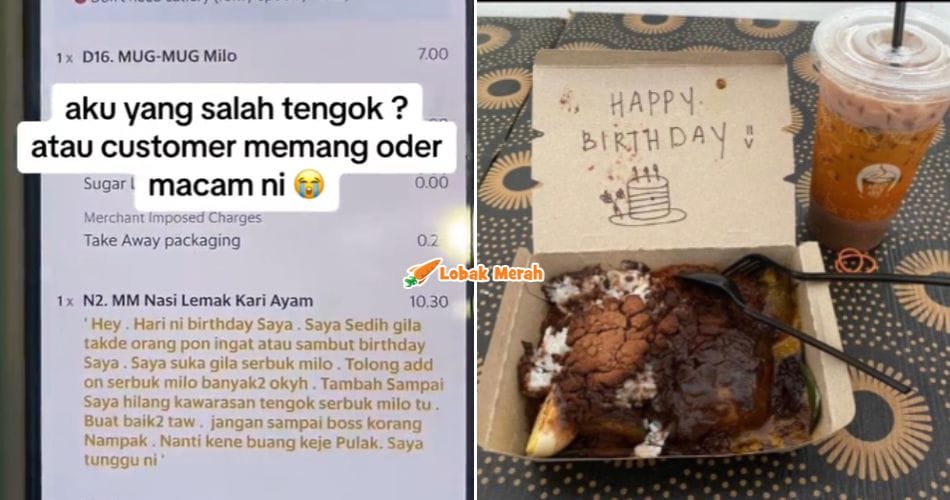 Nasi Lemak Milo