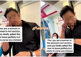 shut up video suruh keluar koc wanita mrt