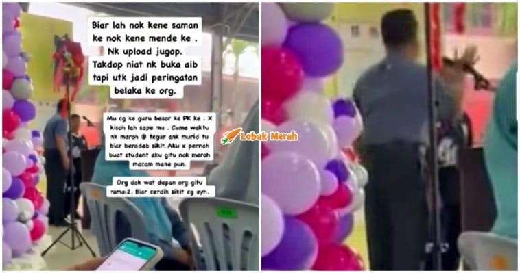 Cikgu Tampar Murid Depan Orang