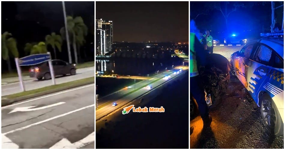 Polis Kejar Kereta Bezza Cyberjaya