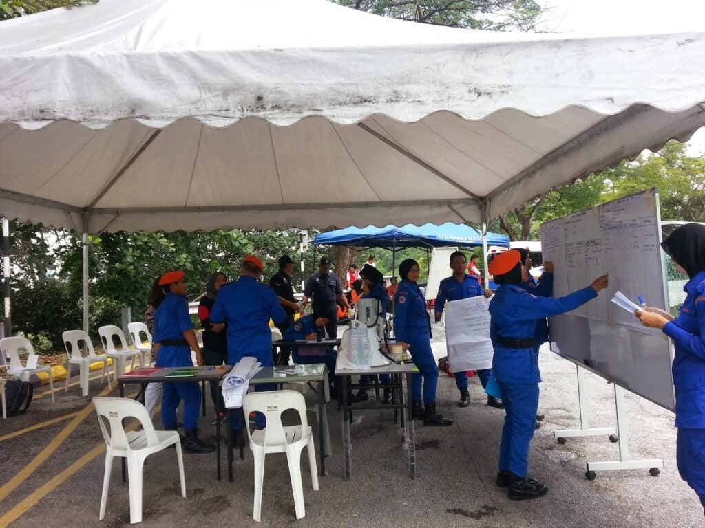 pusat kawalan tempat kejadian