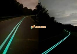 F4 Kos Buat Garisan Jalan Glow In The Dark