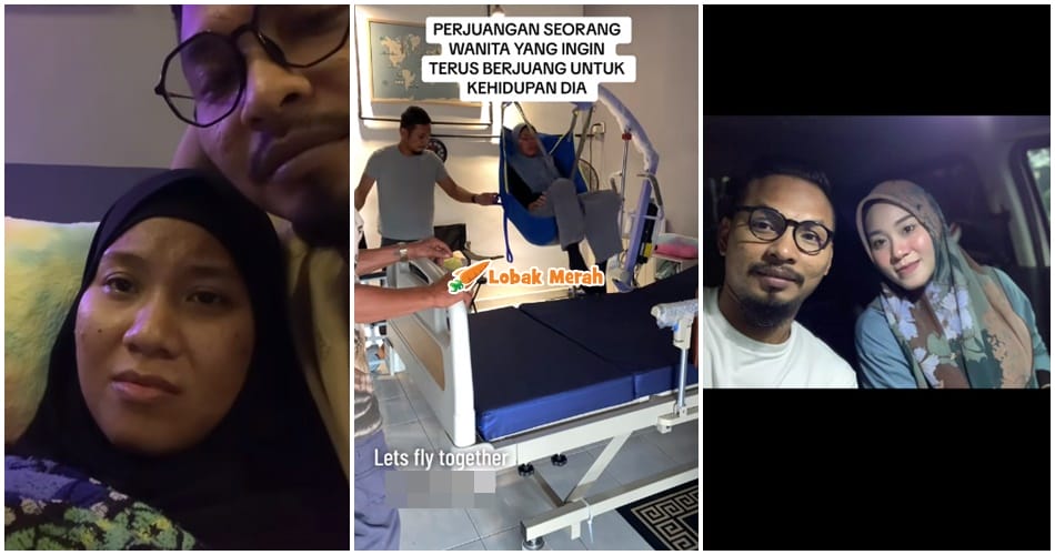 Kesetiaan Suami Jaga Isteri Sakit