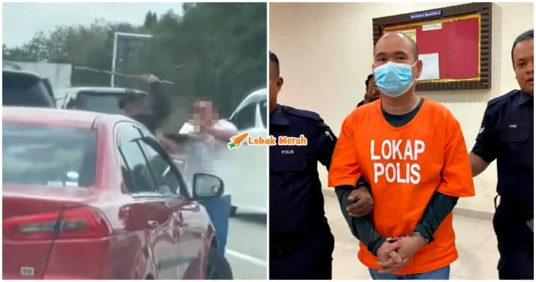 gaduh pecah kereta orang