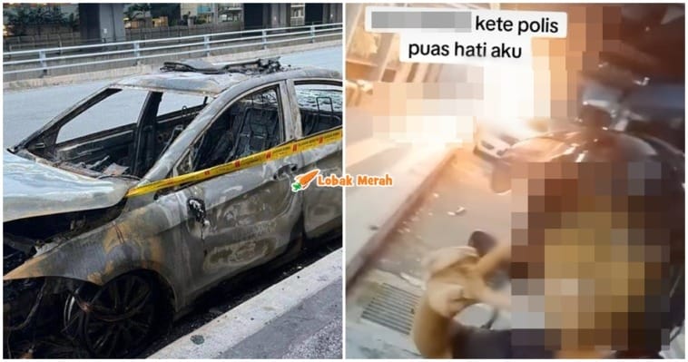 Kereta Polis Bakar