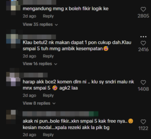 wanita mengandung ambil kesempatan