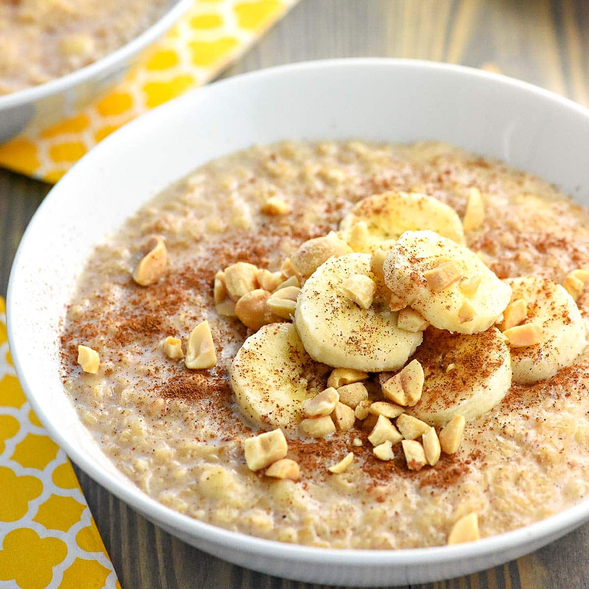 Peanut Butter Banana Oatmeal Recipe by FiveHeartHome 1200pxFeatured 1