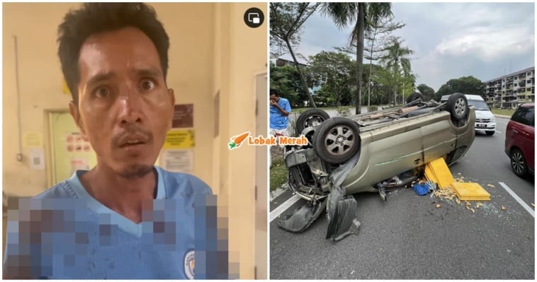 Accident Kereta Kuih Berterabur