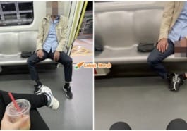 Pakcik Buat Gangguan Seksual Dalam Lrt1