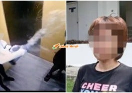 Punca Wanita Simbah Air Panas