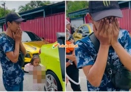 Bapa Bayi Alat Pernafasan Sebak Terima Kereta