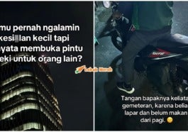 Lelaki Tolong Pemandu Ojol