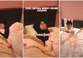 view chin mira atas katil