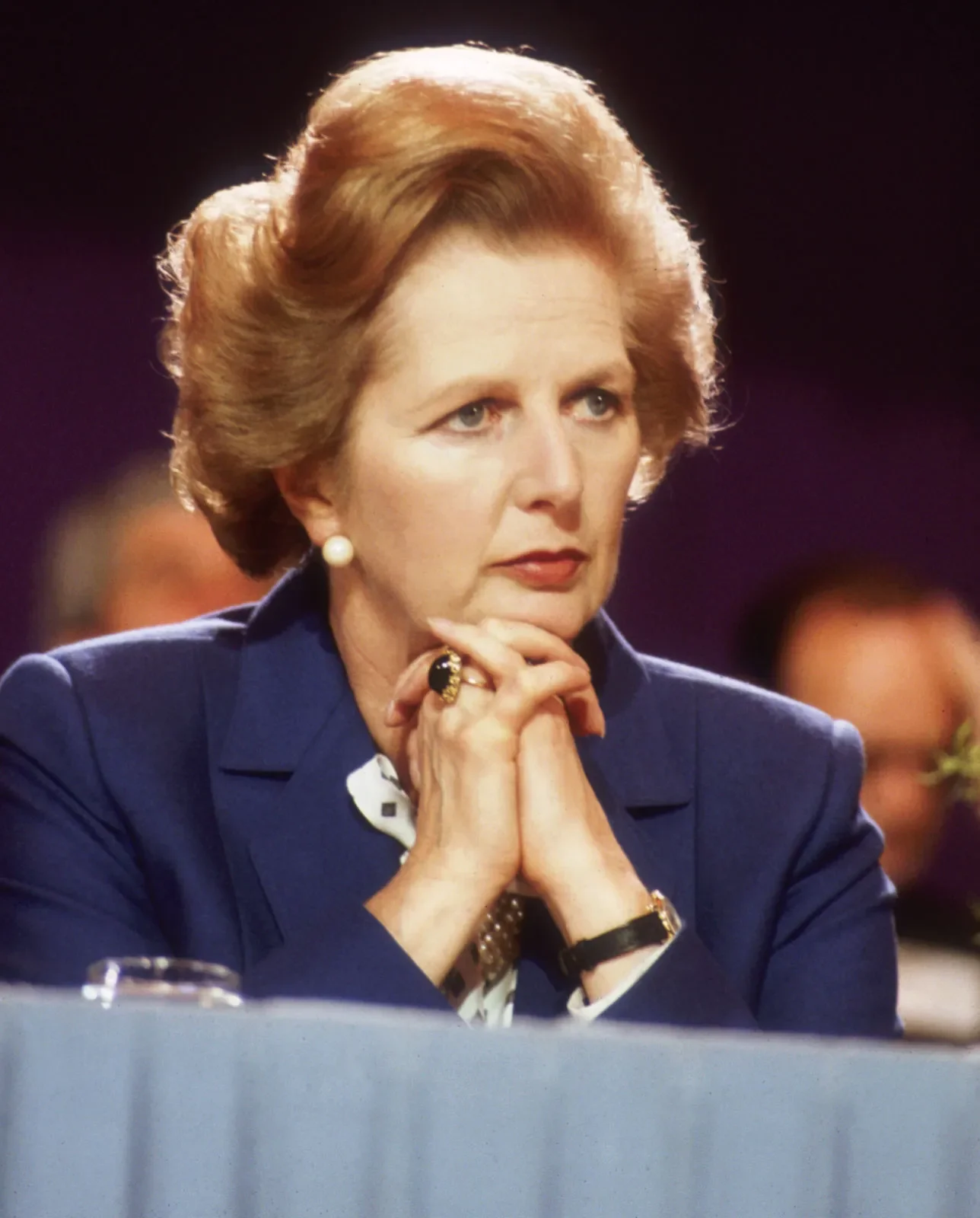 Margaret Thatcher British Conference Tory Party England 1981.Jpg