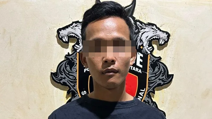 Pelaku Yang Bunuh Nenek Di Lampung Utara Saat Diamankan Polisi 169