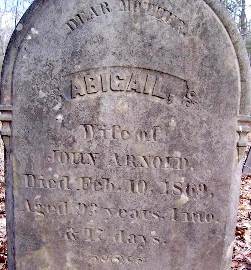 Abigail Headstone