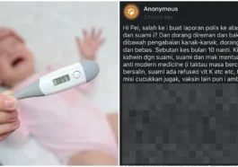 Antivaksin Suami Mentua Tak Bagi Anak Ubat