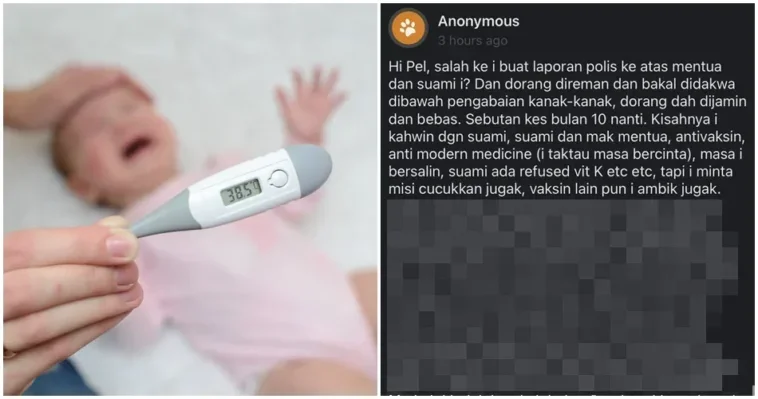 Antivaksin Suami Mentua Tak Bagi Anak Ubat