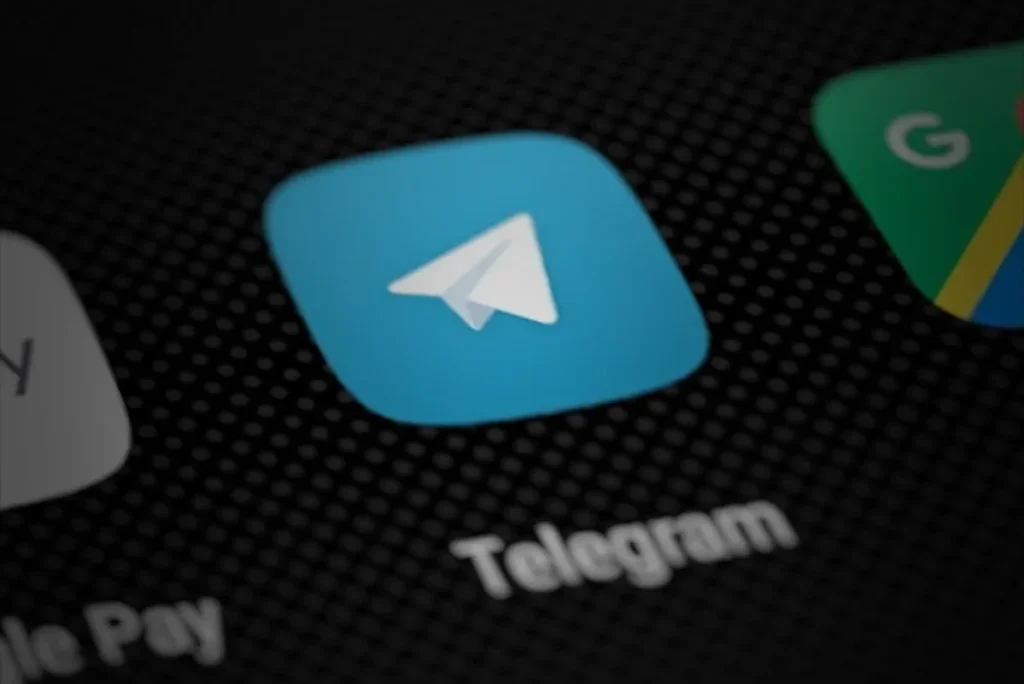 Telegram App Icon On Smartphone Screen Perspective Render 49896396508