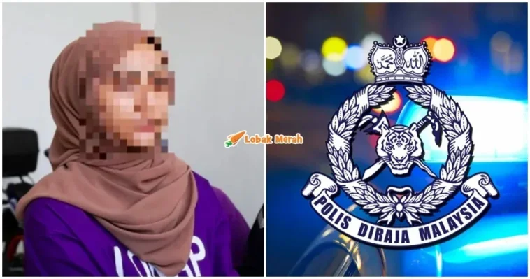 influencer ditahan polis pecah masuk rumah