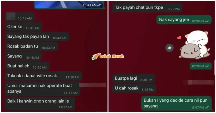 Jantan Tak Guna Dicemuh Ramai Sebab Tak Hargai Isteri Czer