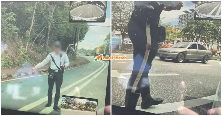 polis cari syedewa aibkan polis trafik