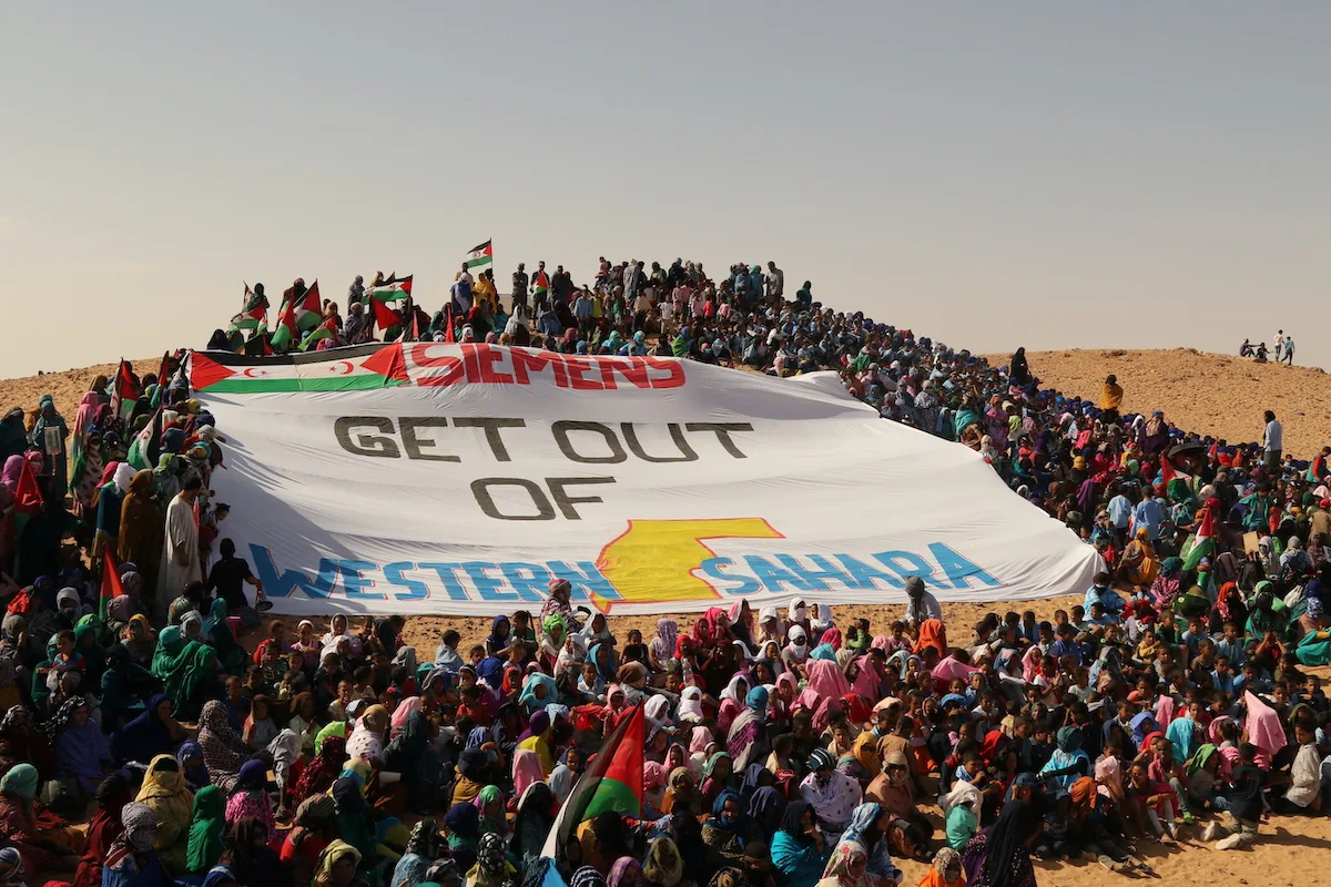 Western Sahara Siemens Protest