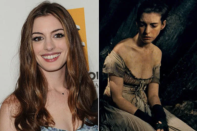 Anne Hathaway Les Miserables Movie Transformations