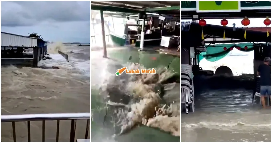 ombak badai medan selera renong penang