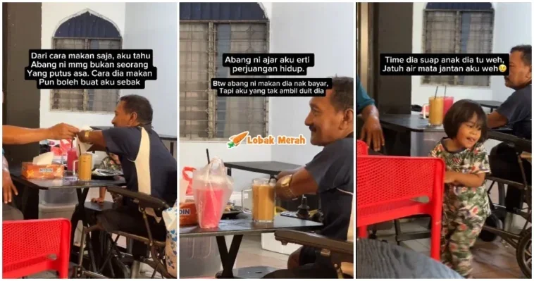 sedih abang oku jaga anak seorang