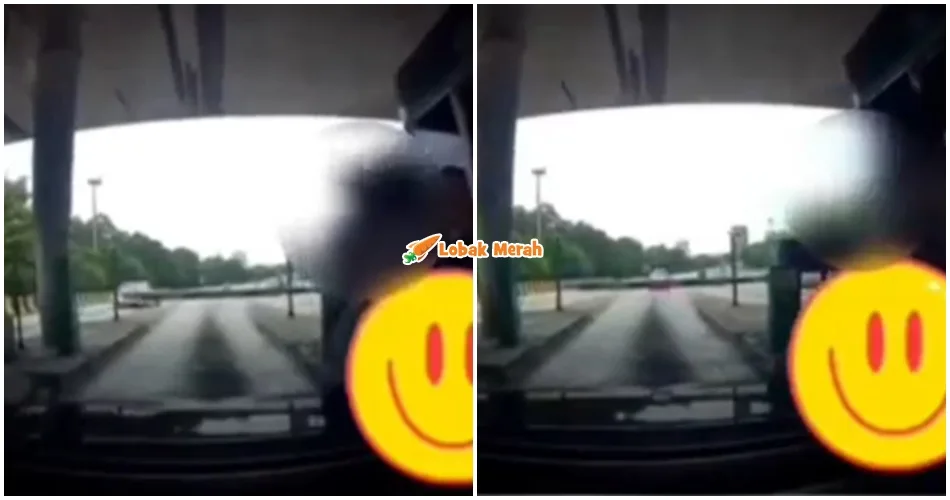 ft lelaki buat bertumbuk kat tol